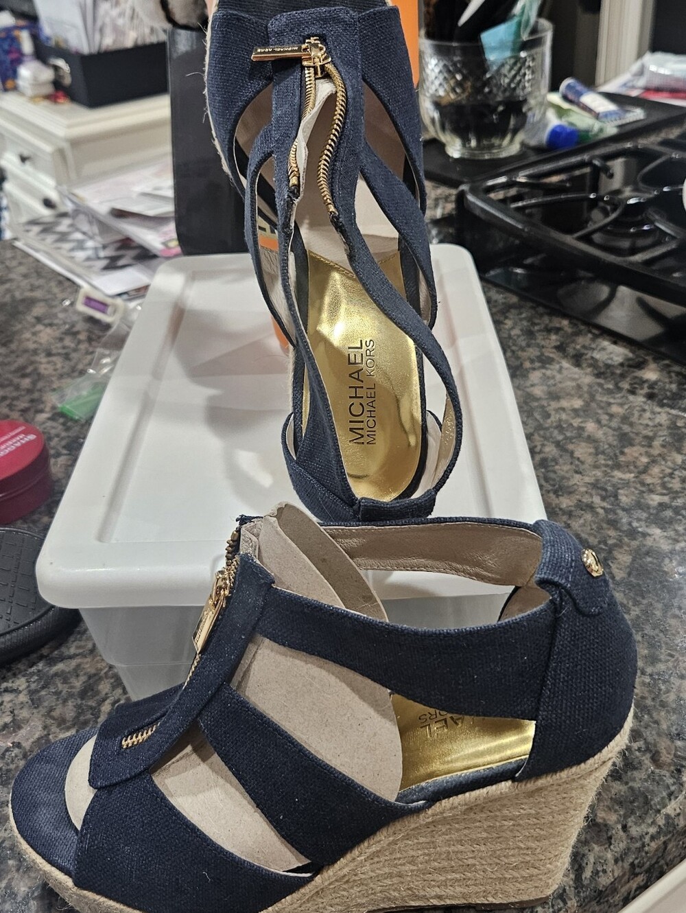 Michael KORS Denim Wedges